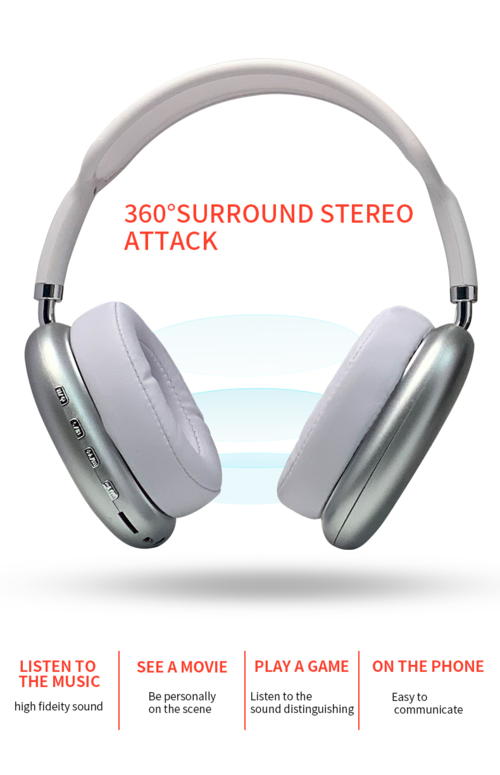 Auriculares inalámbricos estéreo HIFI Bluetooth, modelo 2021.