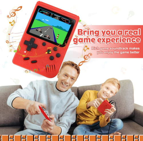 Consola de videojuegos portátil mini retro de 3 pulgadas