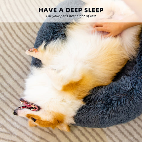 Camas para mascotas: cama para gatos y perros, lavable, antiestrés y mullida.