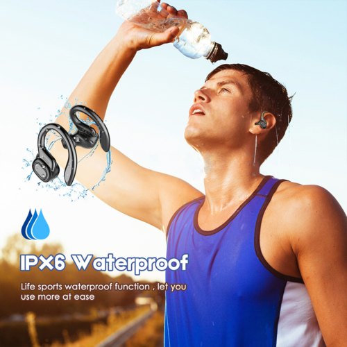Auriculares deportivos Bluetooth V5.0 con pantalla LED para iPhone y Huawei