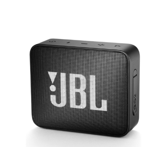Altavoz inalámbrico Bluetooth JBL GO 2 resistente al agua IPX7 con micrófono.