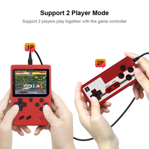 Consola de videojuegos portátil mini retro de 3 pulgadas